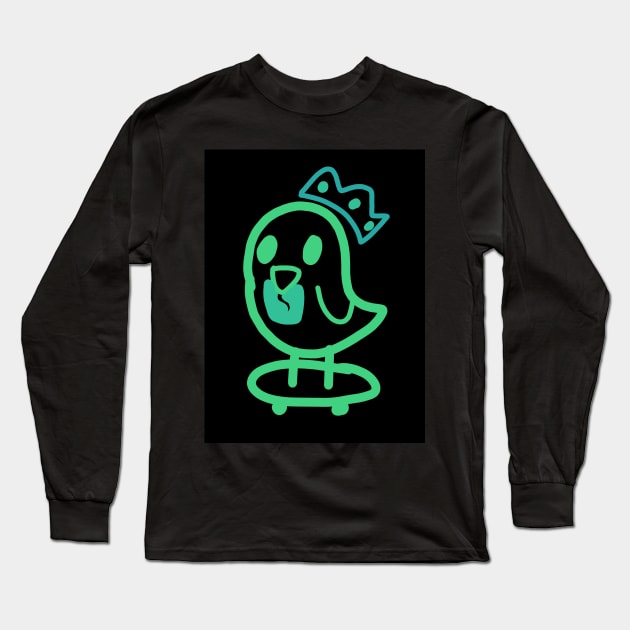 Skateboard Long Sleeve T-Shirt by NullaVen